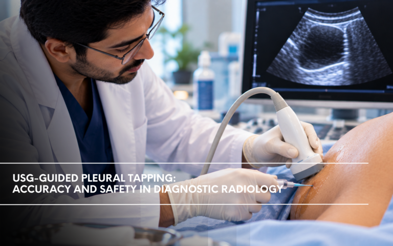 USG-Guided Pleural Tapping: Accuracy and Safety in Diagnostic Radiology